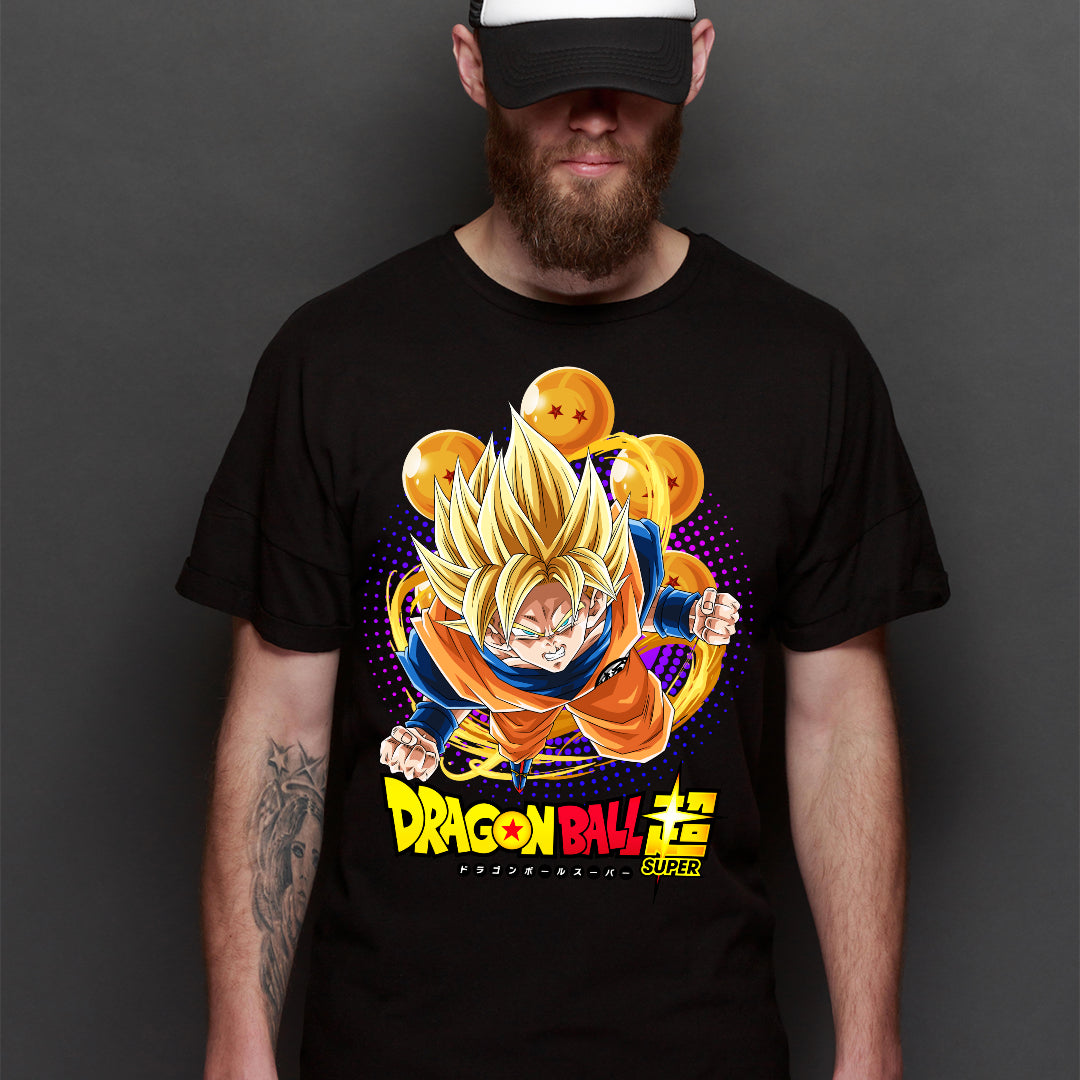 Dragon Ball Super Goku V7 T-Shirt Japanese Anime Tee