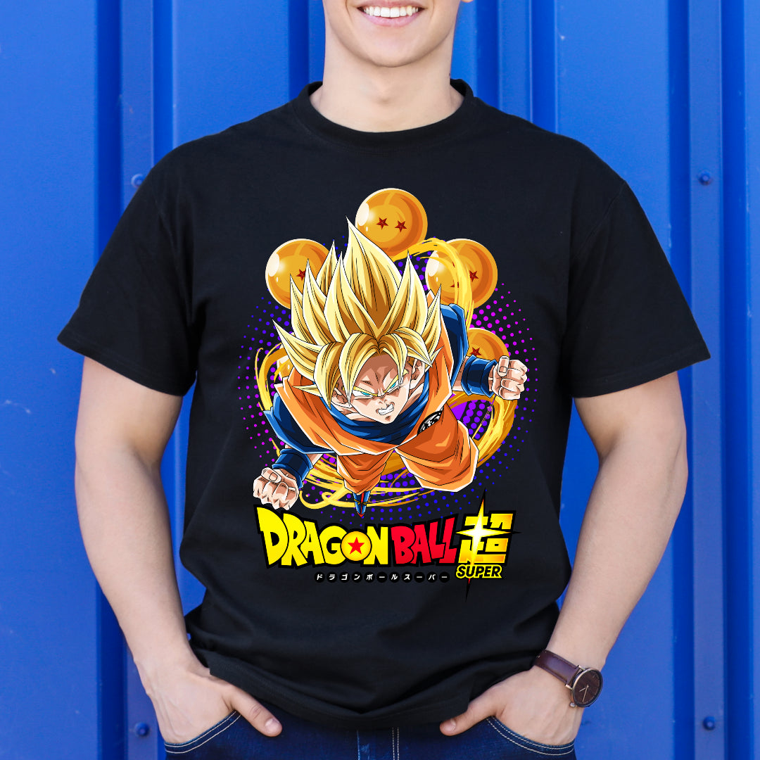 Dragon Ball Super Goku V7 T-Shirt Japanese Anime Tee