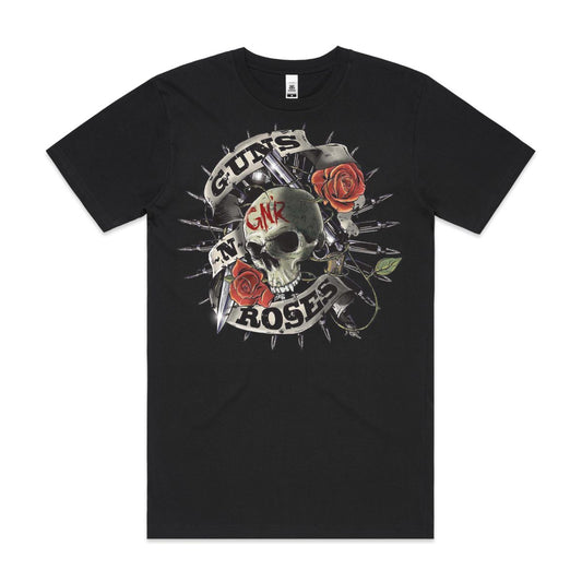 Guns N' Roses V7 T-Shirt Band Family Tee Music Rock And Roll