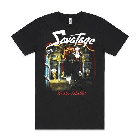 Savatage V2 T-Shirt Band Family Tee Music Heavy Metal