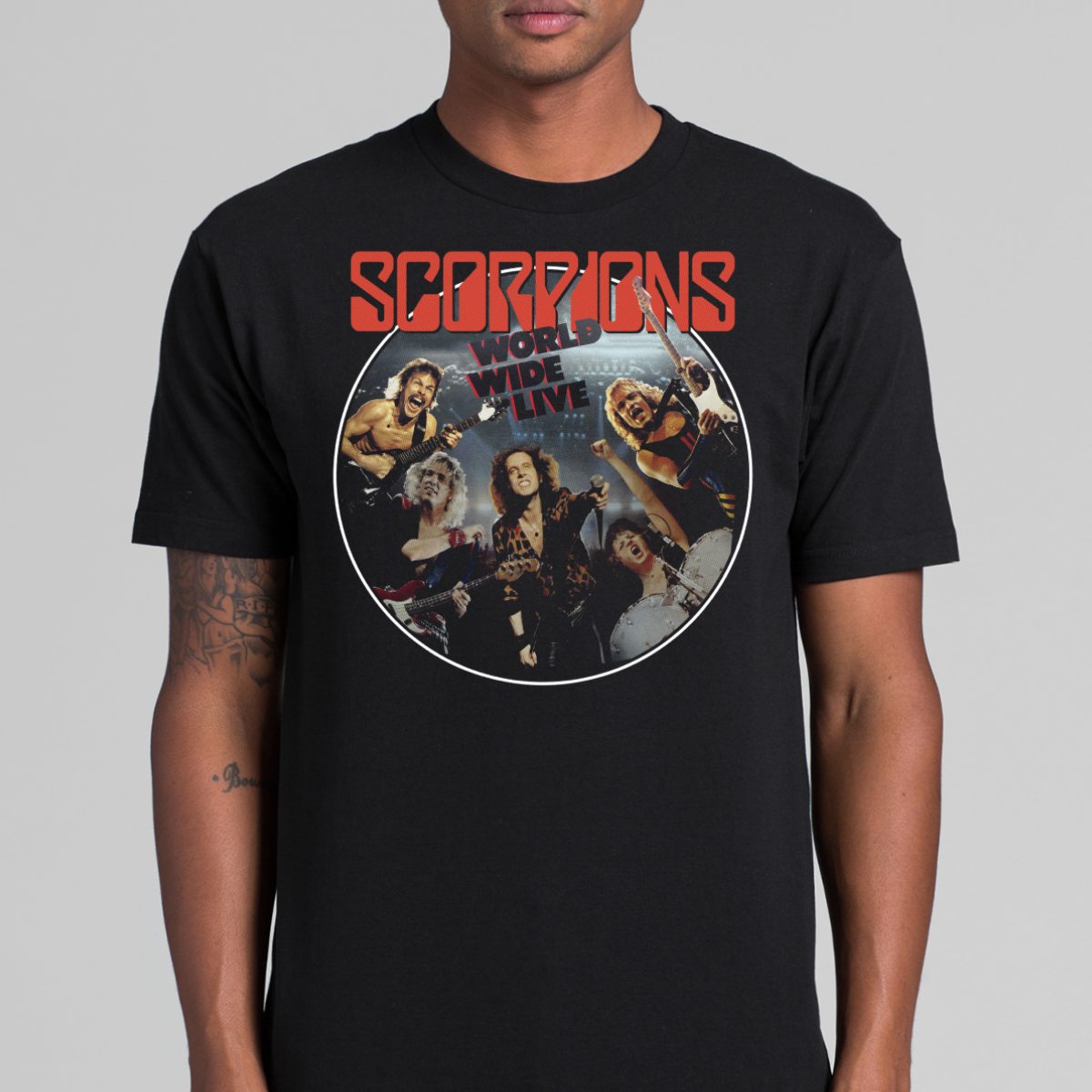 Scorpions V4 T-Shirt Band Family Tee Music Rock And Roll