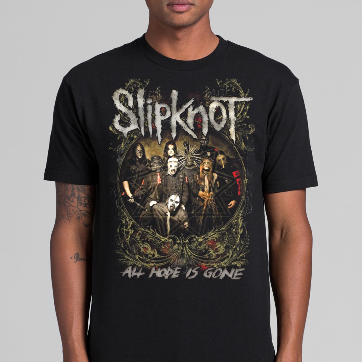 Slipknot V10 T-Shirt Band Family Tee Music Heavy Metal