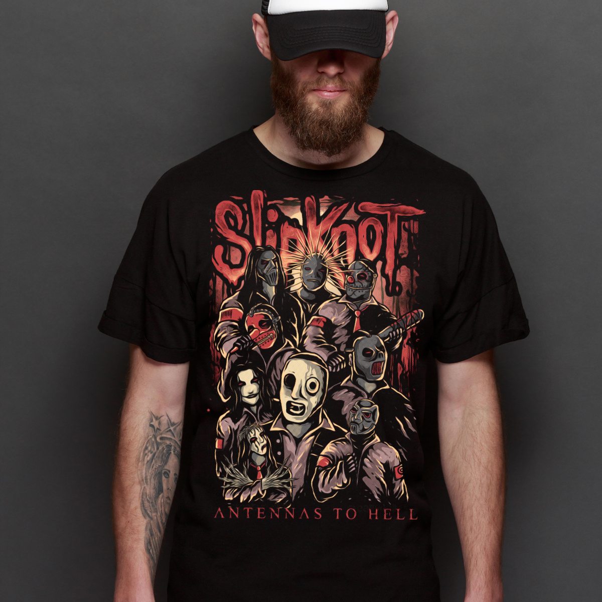 Slipknot V13 T-Shirt Band Family Tee Music Heavy Metal