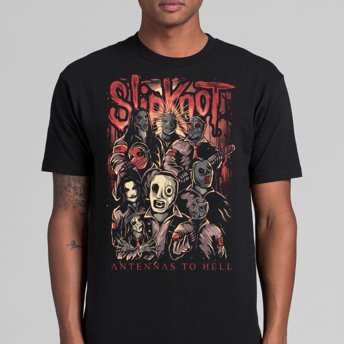 Slipknot V13 T-Shirt Band Family Tee Music Heavy Metal