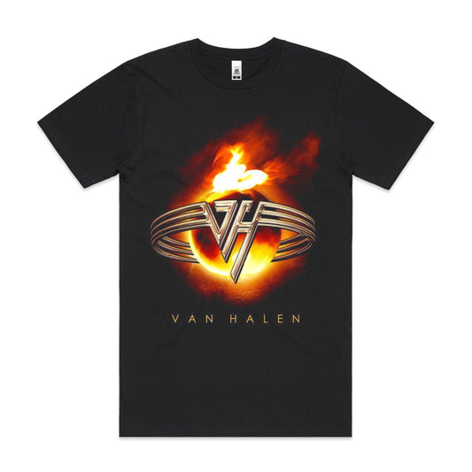 Eddie Van Halen V2 T-Shirt Band Family Tee Music Heavy Metal
