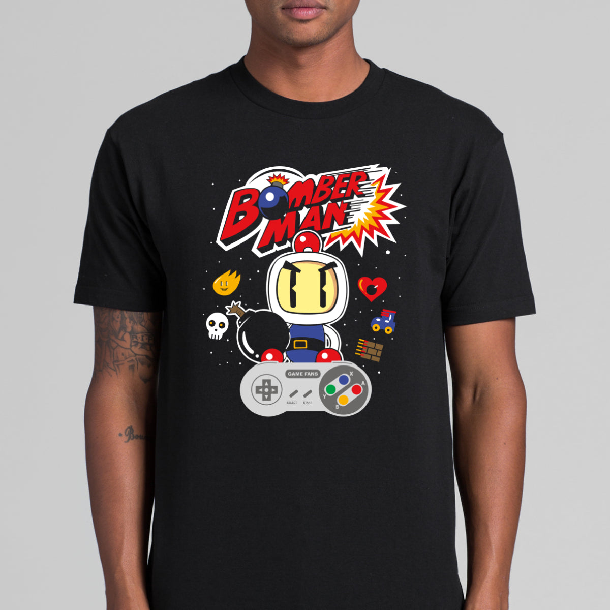 Bomber Man T-Shirt Japanese Game Anime Tee