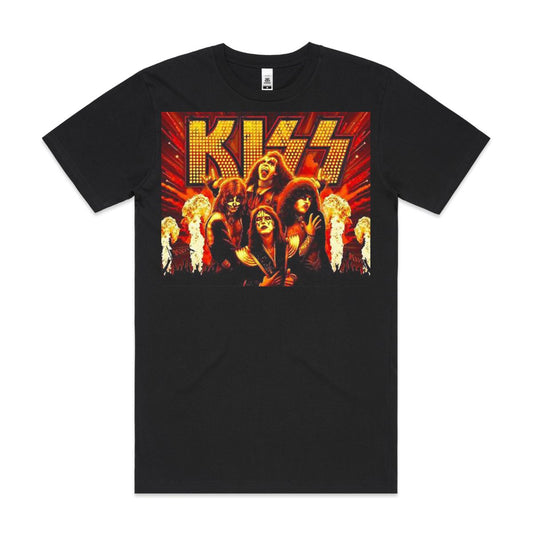 KISS T-Shirt V5 Band Family Tee Music Heavy Metal