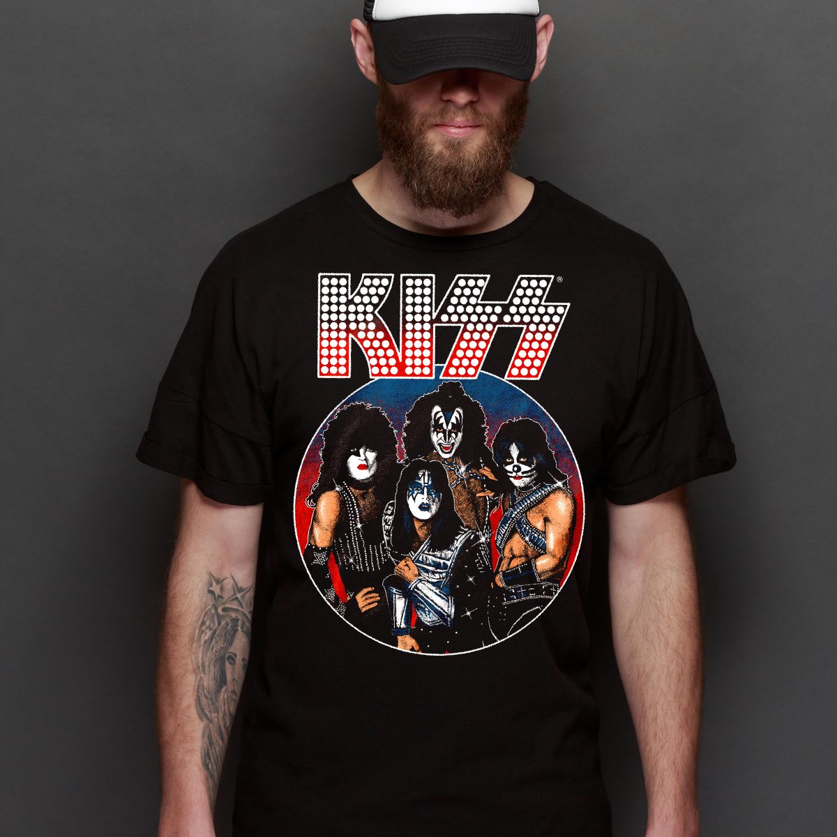 KISS T-Shirt V11 Band Family Tee Music Heavy Metal