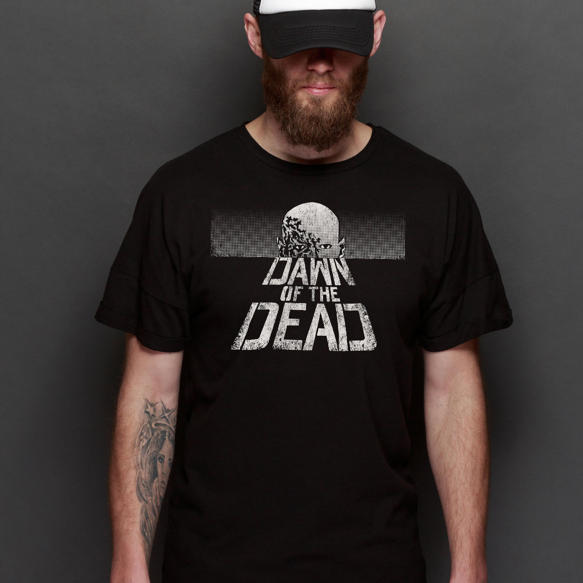 Dawn Of The Dead V2 Movie T-Shirt Cotton Block Tee