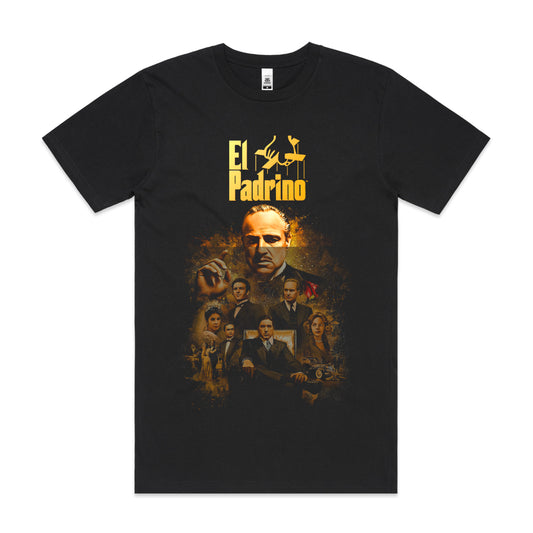 Ther Godfather El Padrino Movie T-Shirt Cotton Block Tee