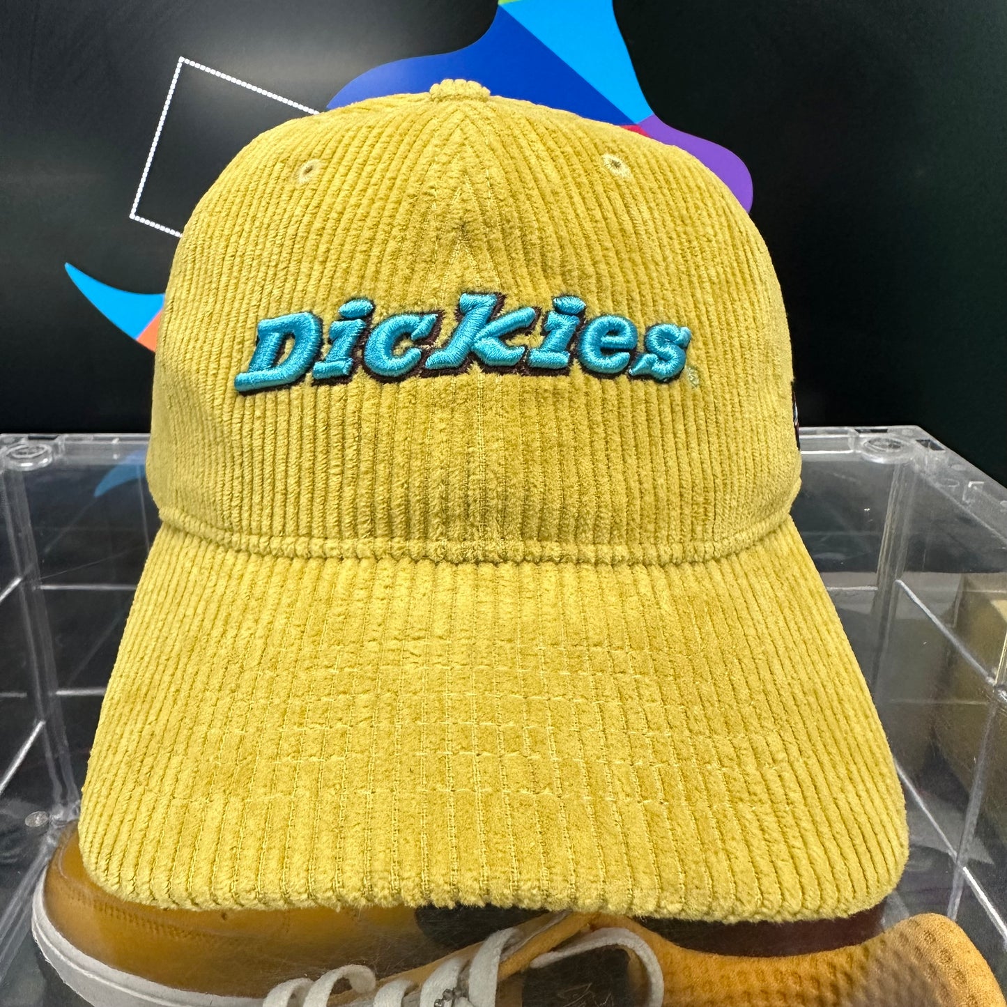 Dickies cream yellow Unisex Adjustable Logo Hat Stylish Fashion Skateboard