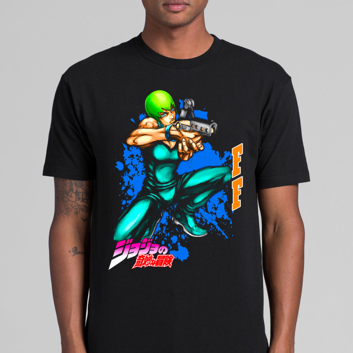 Jojo's Bizarre Adventure V19 T-shirt Japanese anime Tee