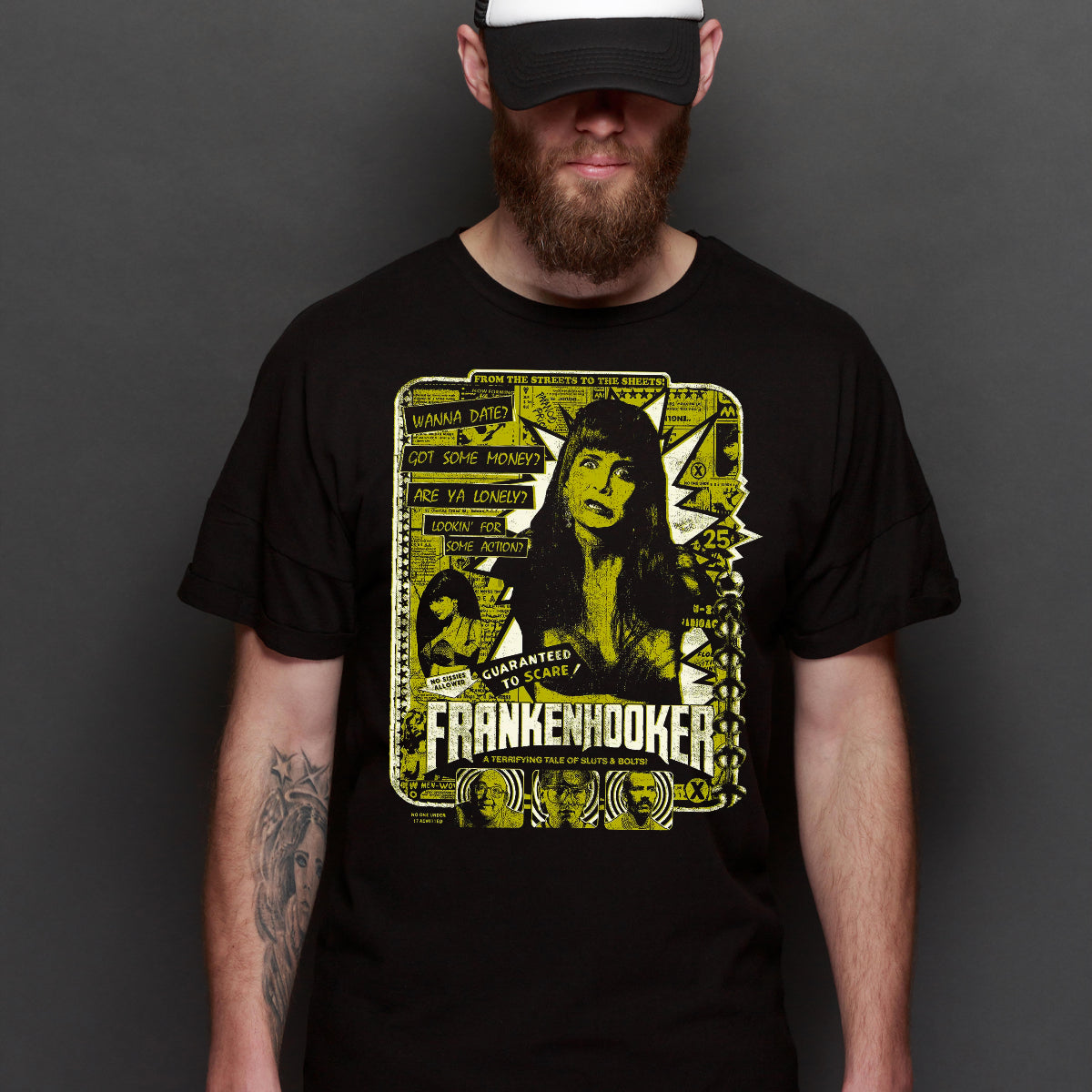 Frankenhooker Comedy Horror Movie T-Shirt Cotton Block Tee