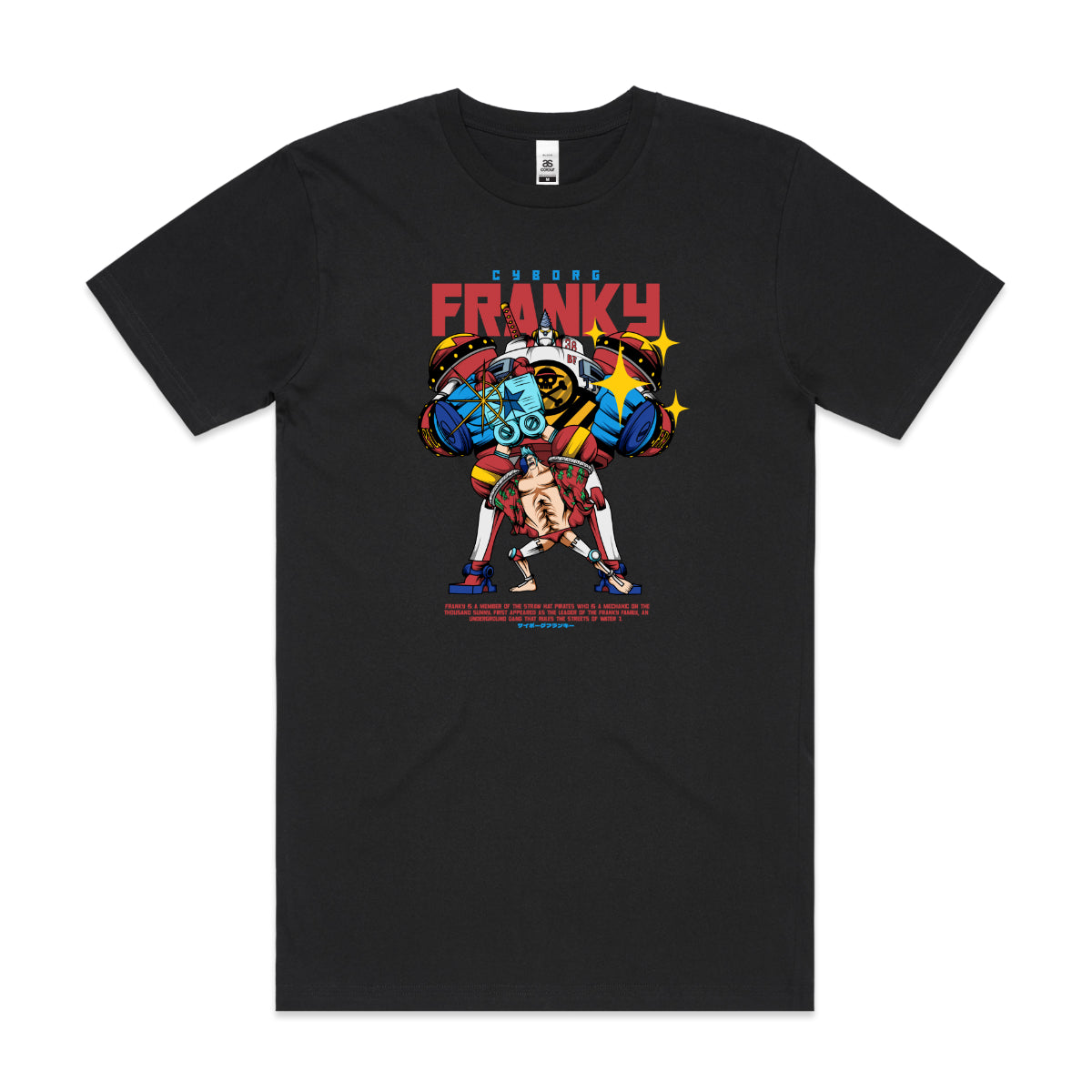 One Piece Cyborg Franky T-Shirt Japanese Anime Tee