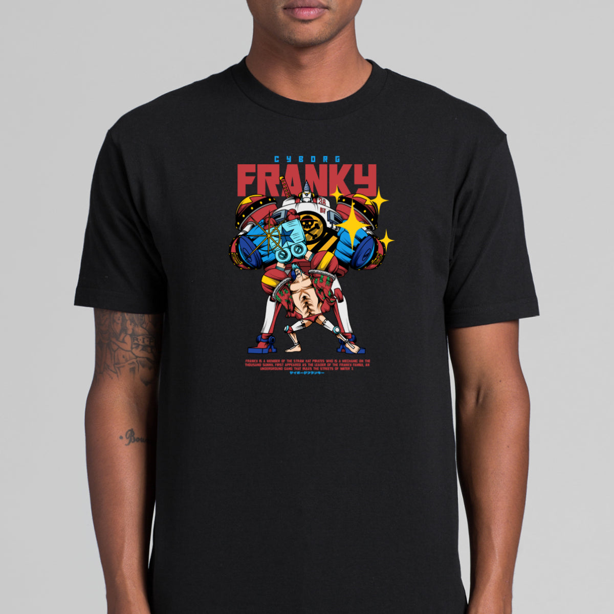 One Piece Cyborg Franky T-Shirt Japanese Anime Tee