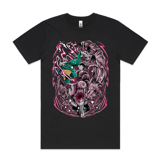 Naruto Rock Lee Vs Gaara T-shirt Japanese Anime Tee