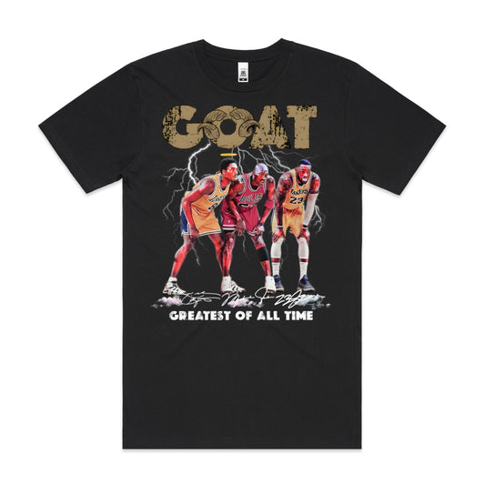 Jordan GOAT NBA T-Shirt Sport Athlete Family Tee