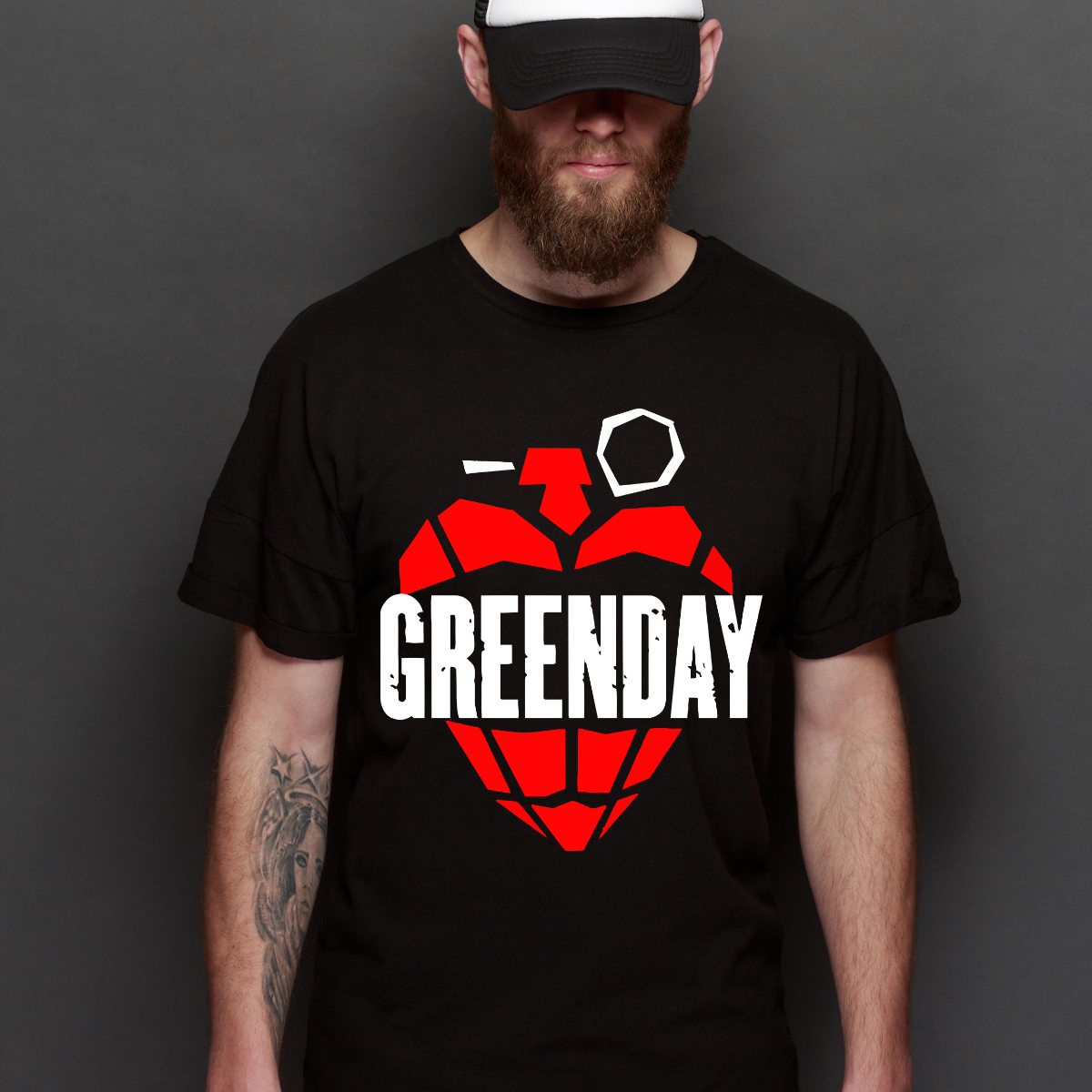 Greenday V3 T-Shirt Band Family Tee Music Rock And Roll