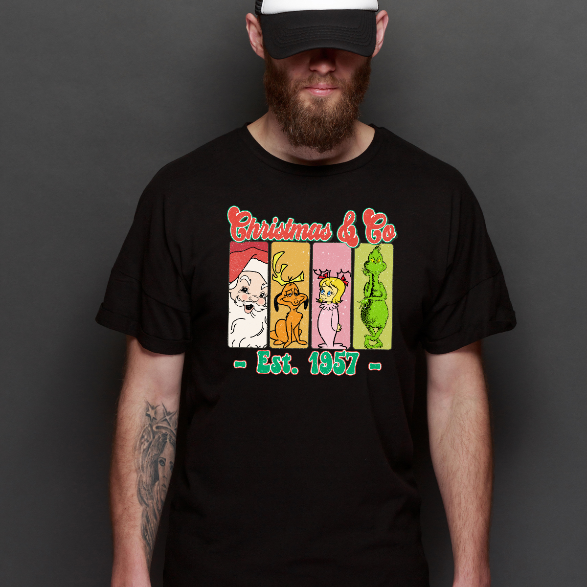 The Grinch Christmas V3 T-Shirt Cartoon Tee