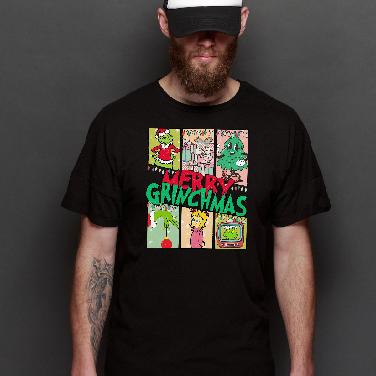 Merry Grinchmas! V2 T-Shirt Cartoon Tee