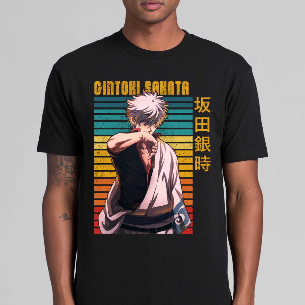Gintama Gintoki Sakata V13 T-Shirt Japanese Anime Tee