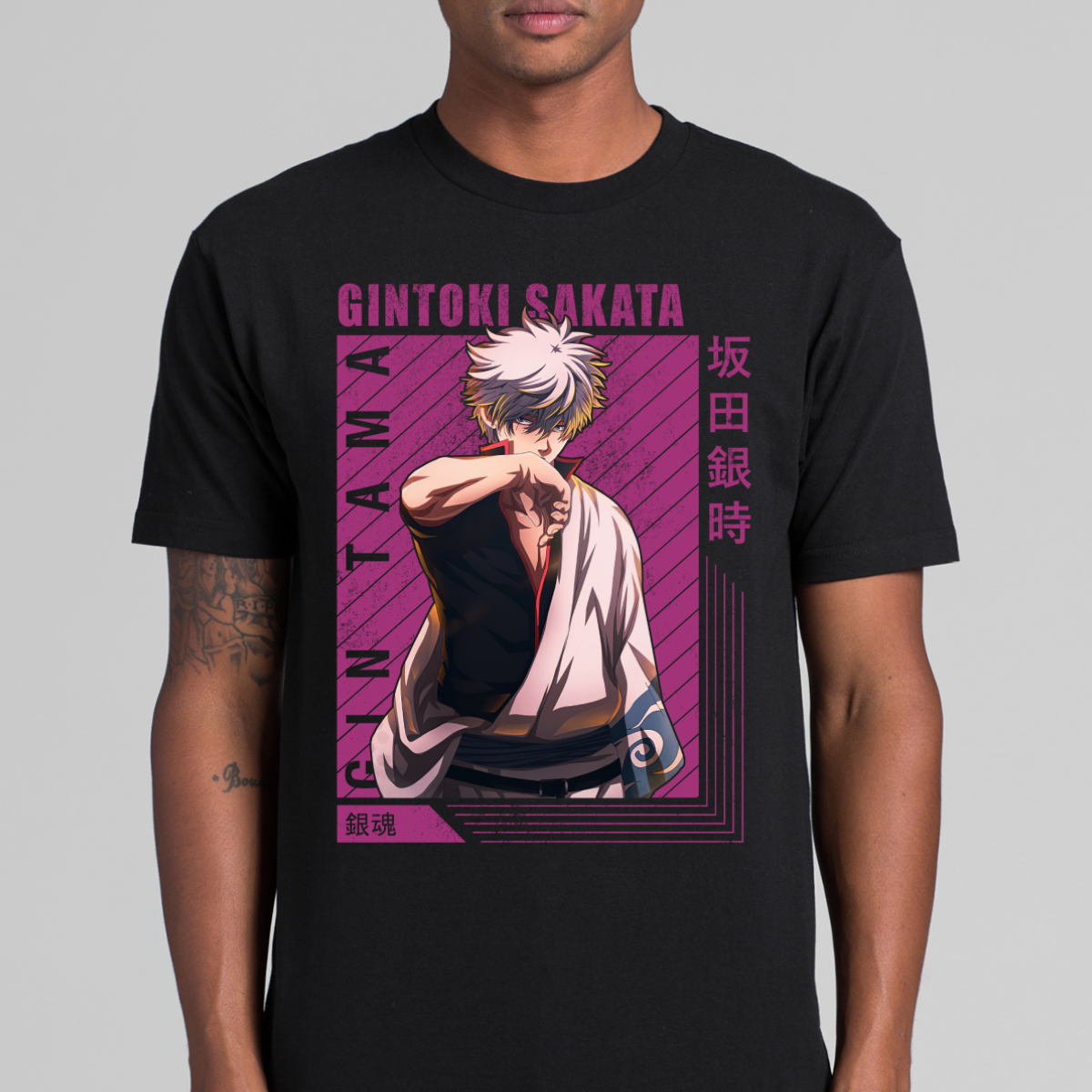 Gintama Gintoki Sakata V7 T-Shirt Japanese Anime Tee