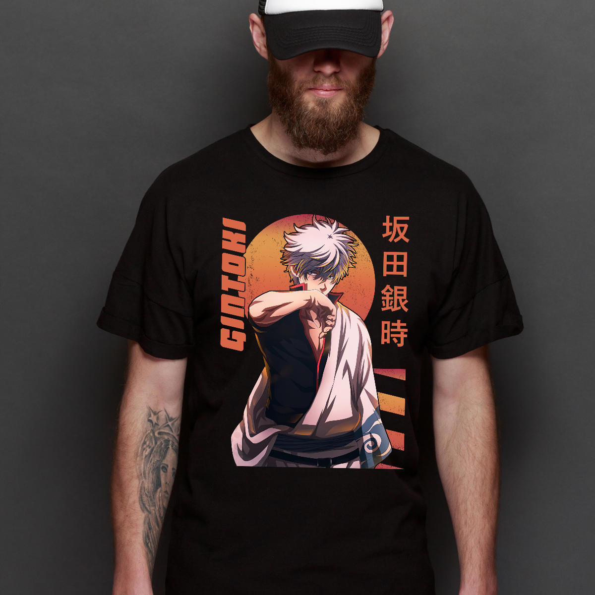Gintama Gintoki Sakata V10 T-Shirt Japanese Anime Tee