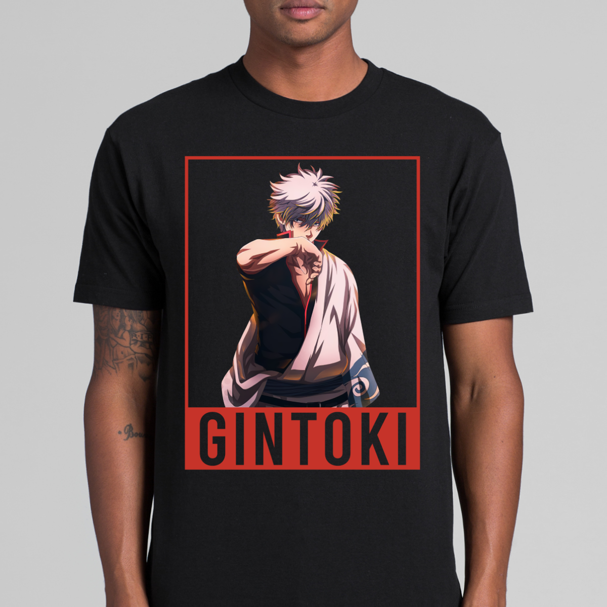 Gintama Gintoki Sakata V11 T-Shirt Japanese Anime Tee