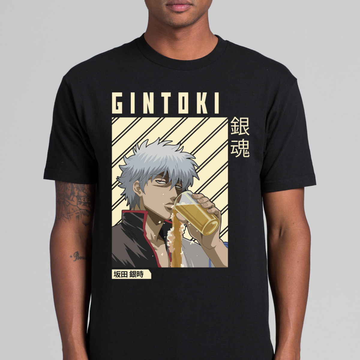 Gintama Gintoki Sakata T-Shirt Japanese Anime Tee