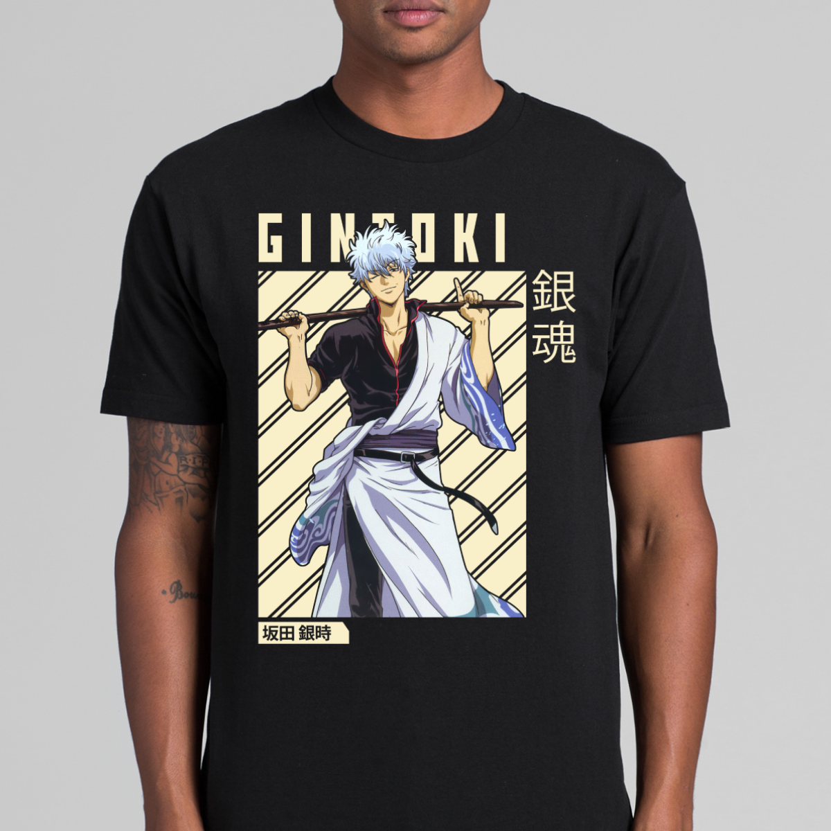 Gintama Gintoki Sakata V2 T-Shirt Japanese Anime Tee