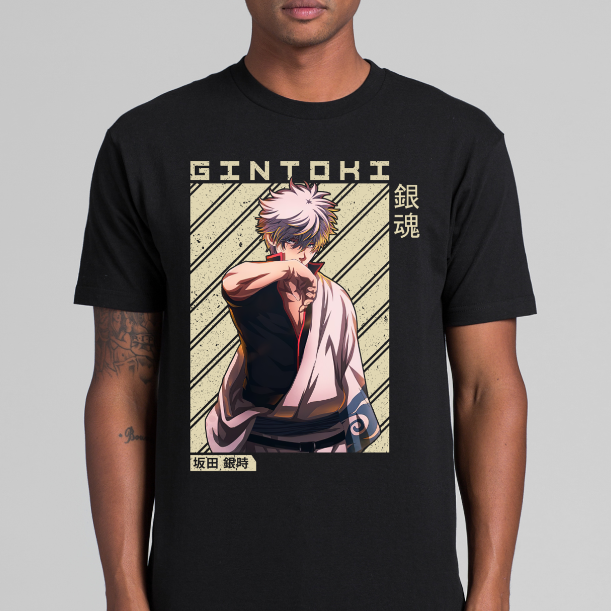 Gintama Gintoki Sakata V3 T-Shirt Japanese Anime Tee