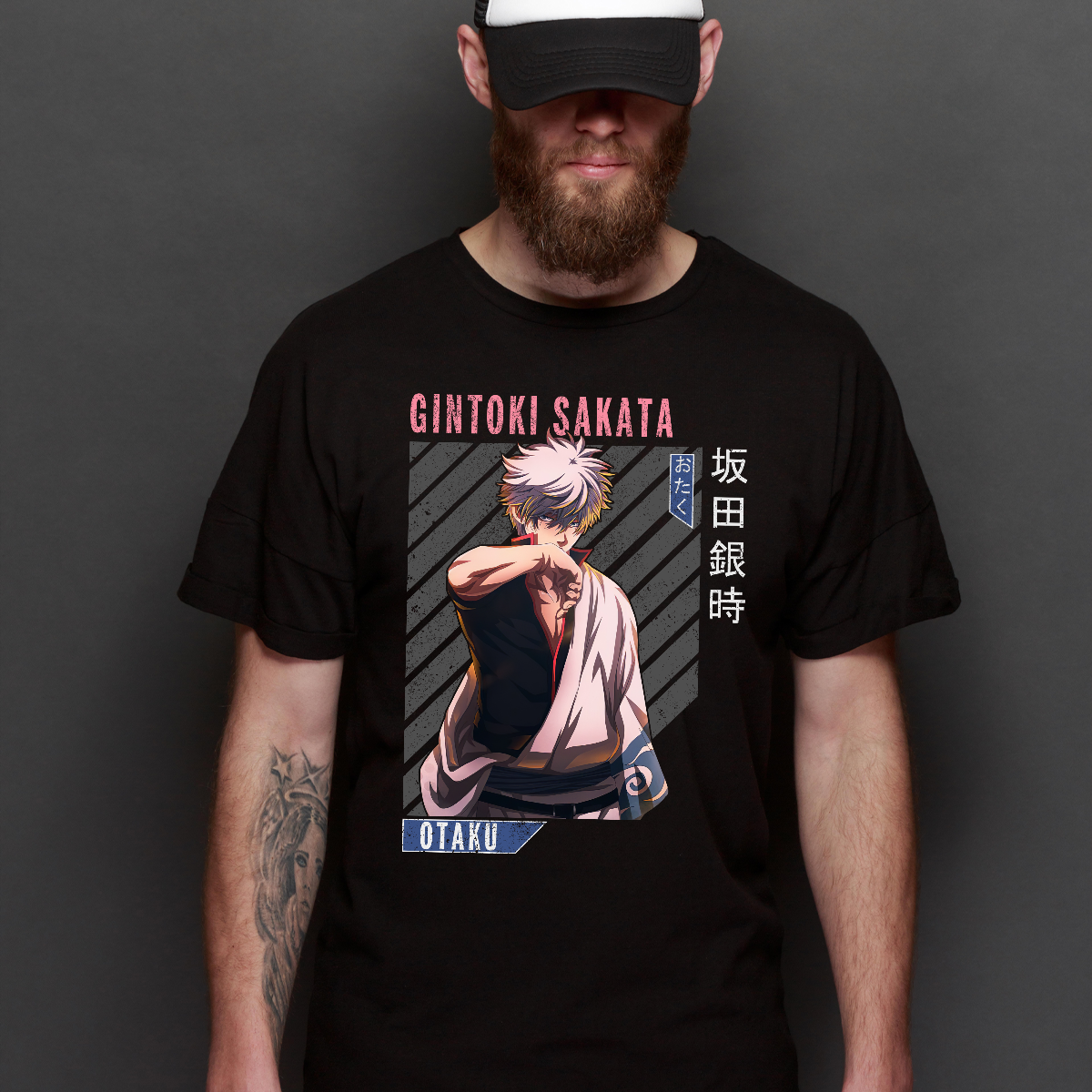 Gintama Gintoki Sakata V5 T-Shirt Japanese Anime Tee