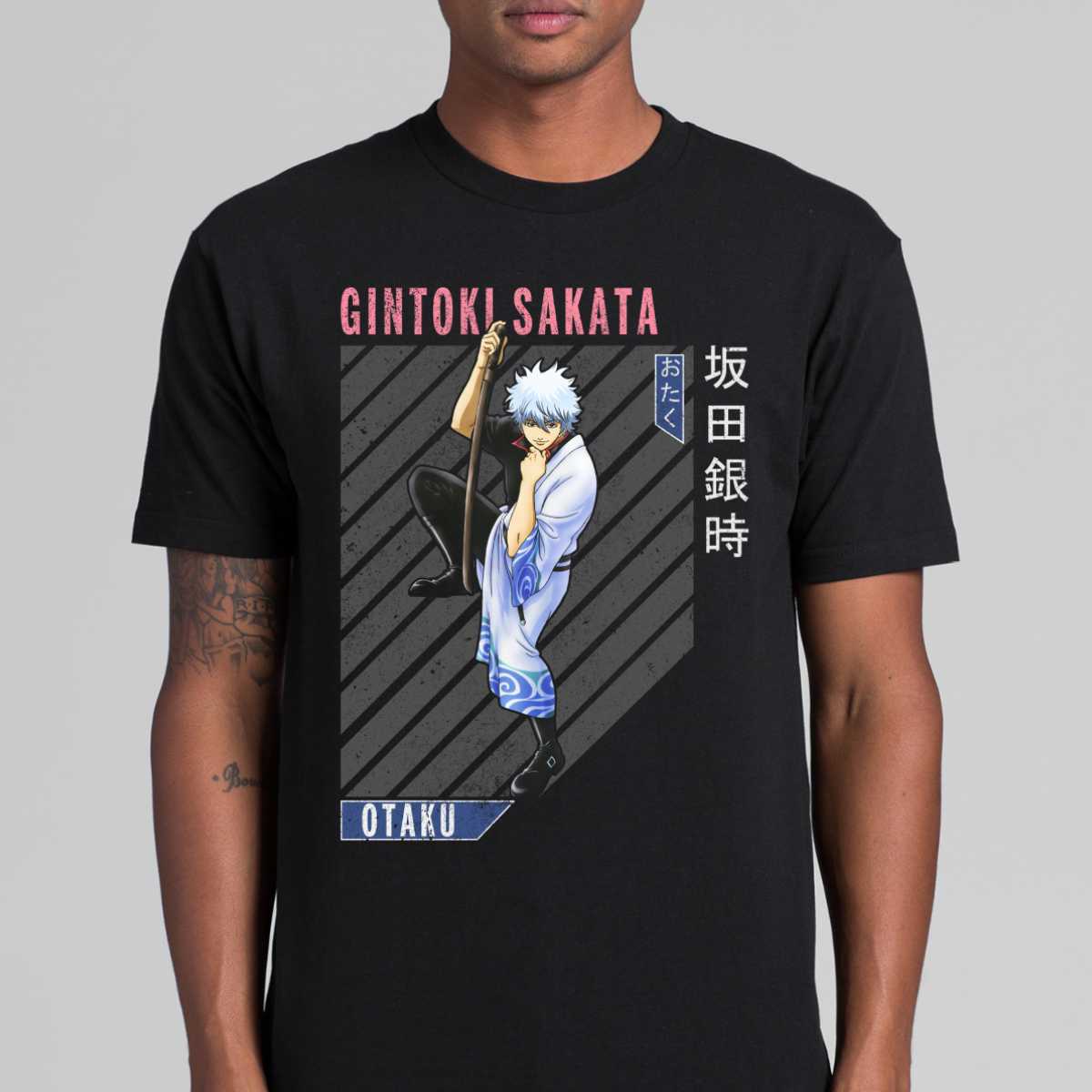 Gintama Gintoki Sakata V6 T-Shirt Japanese Anime Tee