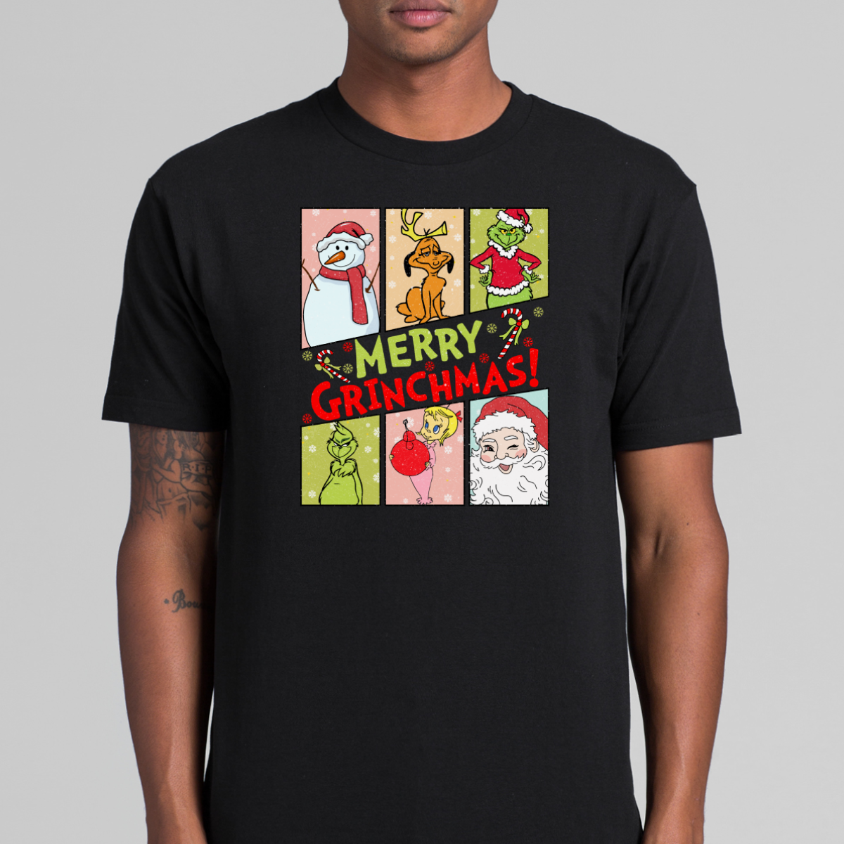 Merry Grinchmas! T-Shirt Cartoon Tee