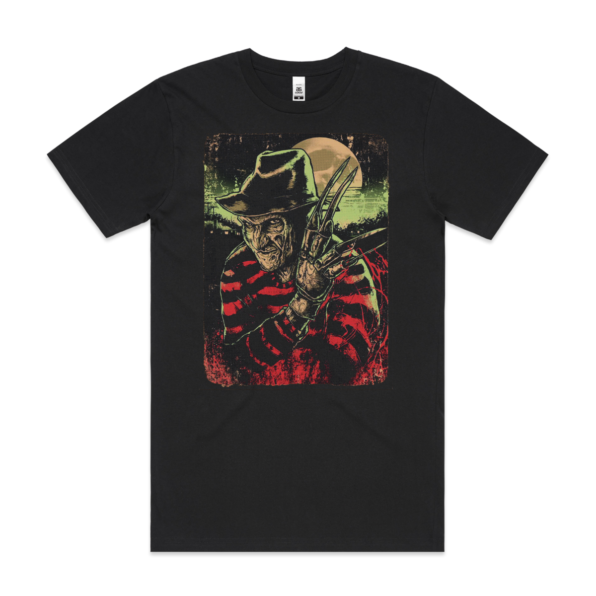 A Nightmare on Elm Street Freddy Krueger V3 Horror Movie T-Shirt Tee