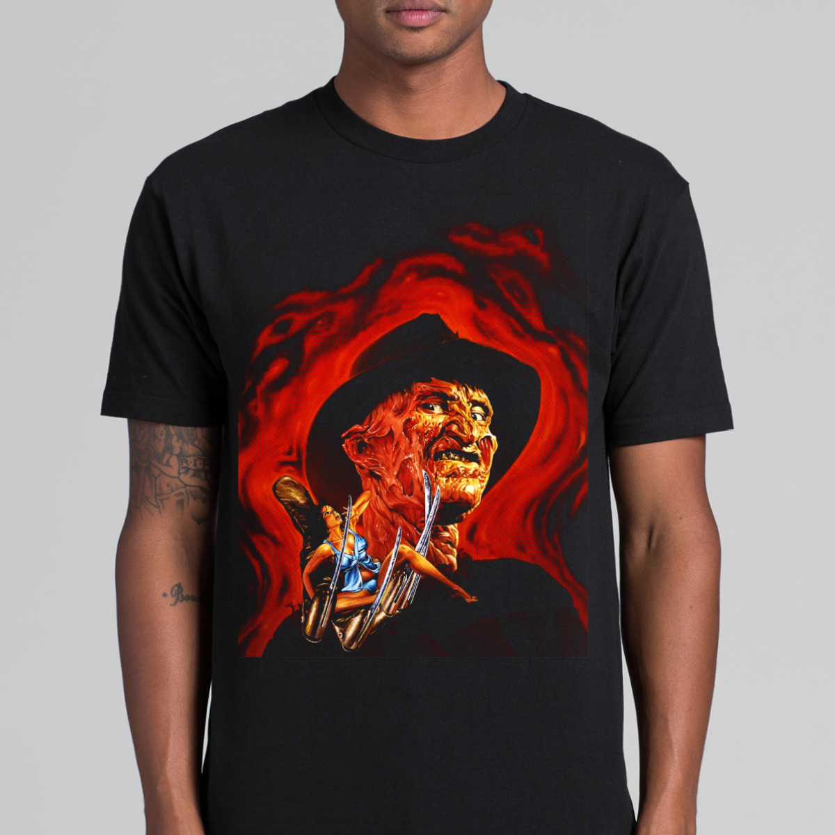 A Nightmare on Elm Street Freddy Krueger V5 Horror Movie T-Shirt Tee