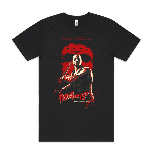 Jason Friday The 13th V10 Horror Movie T-Shirt Tee