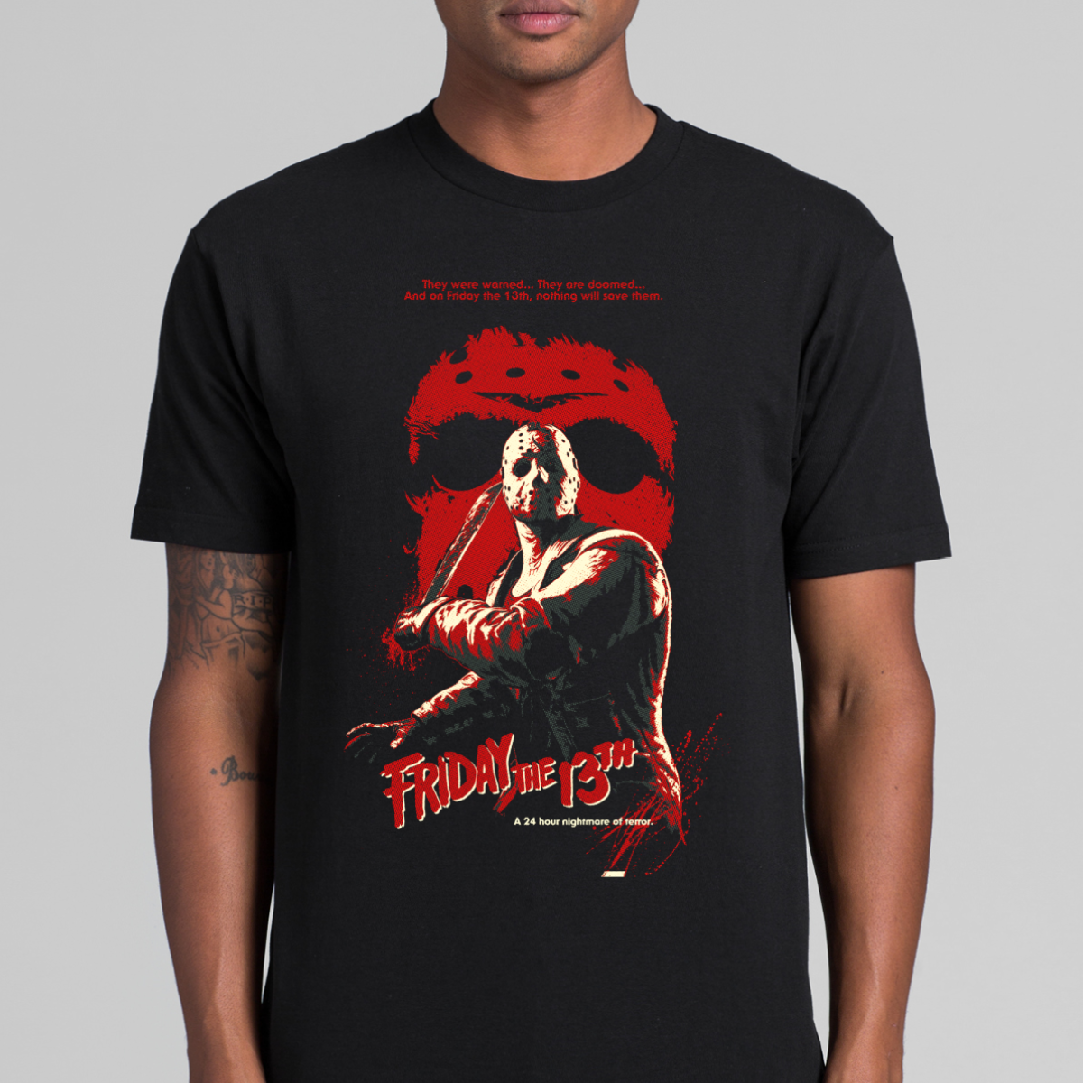 Jason Friday The 13th V10 Horror Movie T-Shirt Tee