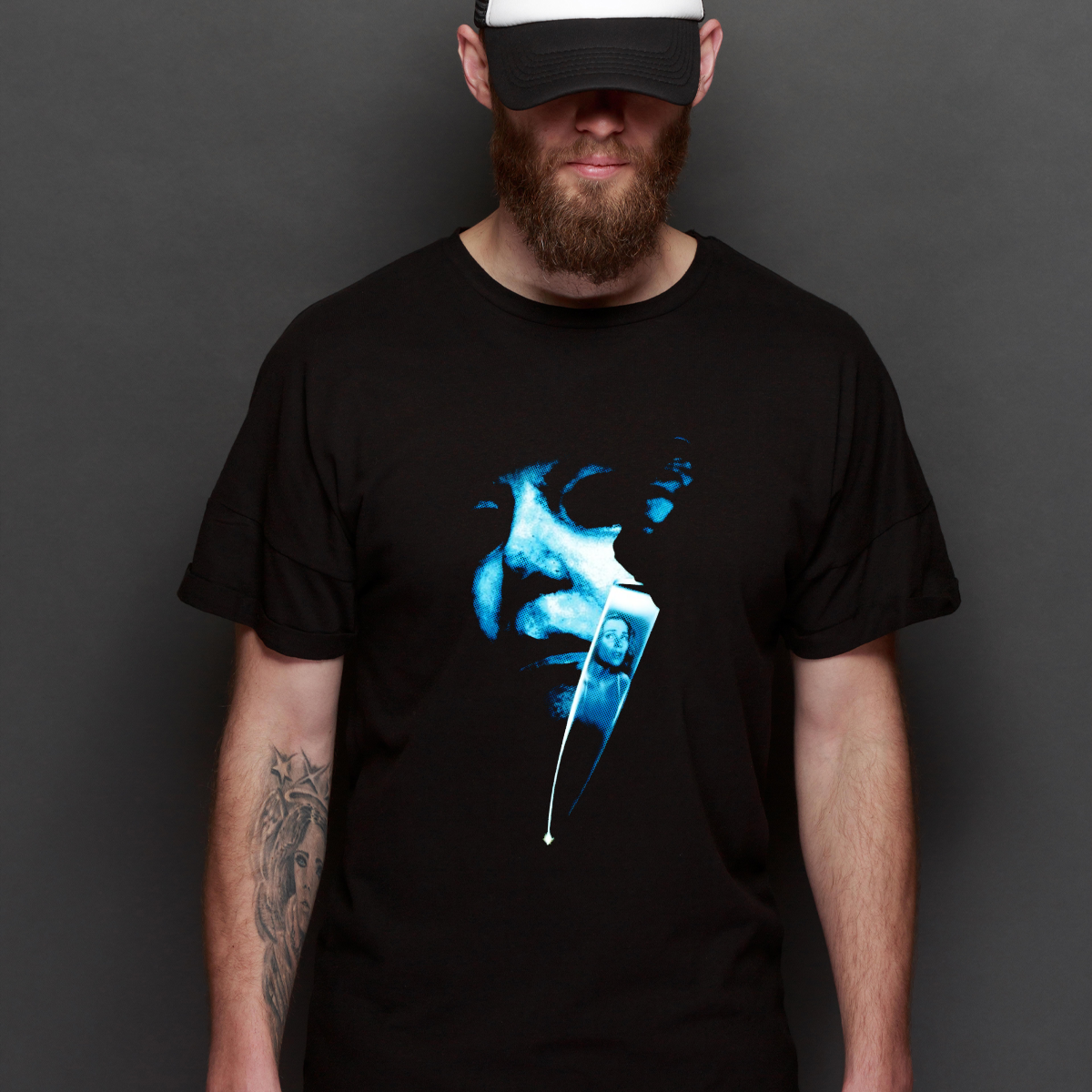 Halloween Michael Myers V17 T-shirt Horror Movie Tee
