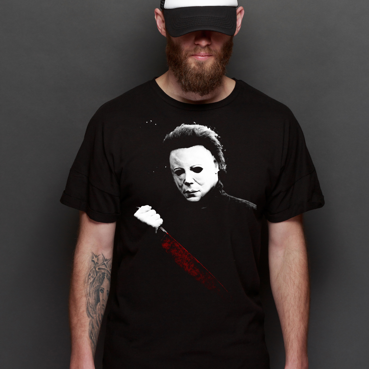 Halloween Michael Myers V18 T-shirt Horror Movie Tee