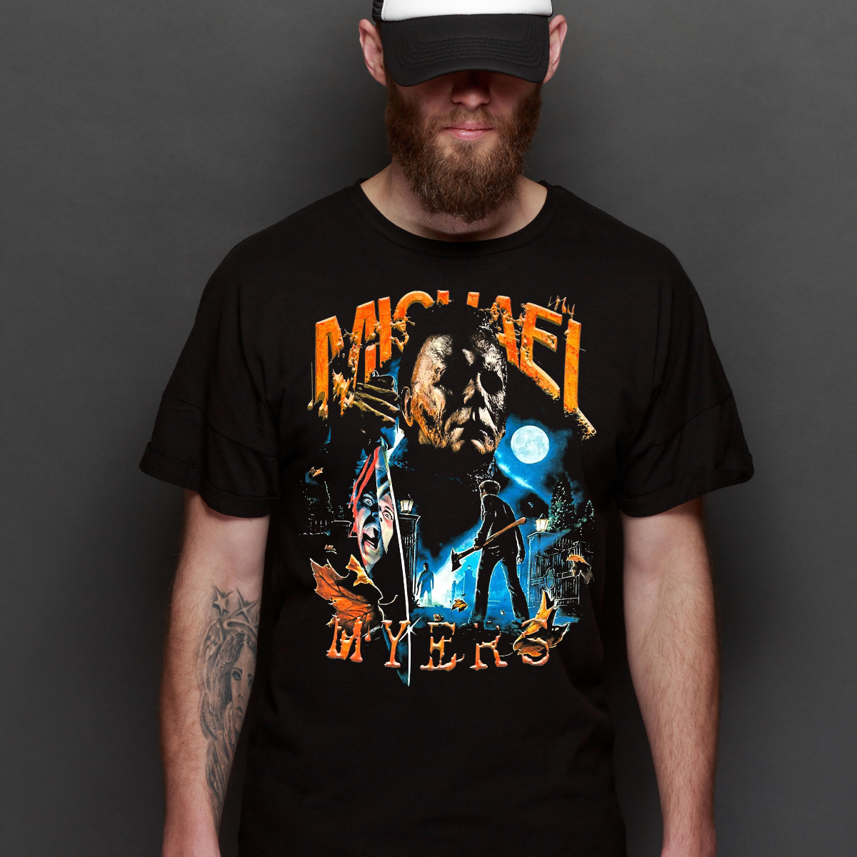 Halloween Michael Myers V16 T-shirt Horror Movie Tee