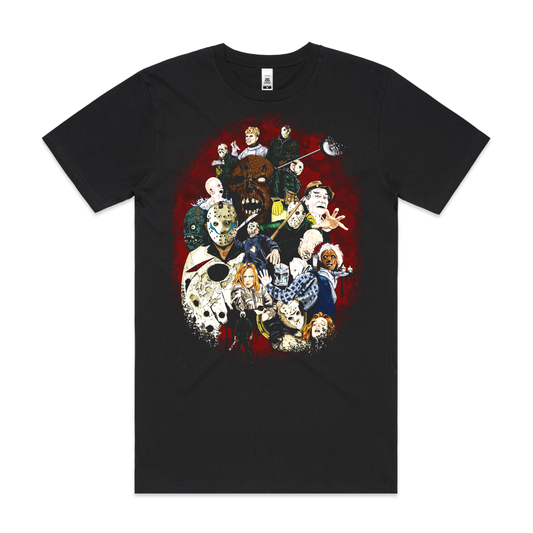 Jason Friday The 13th V8 Horror Movie T-Shirt Tee