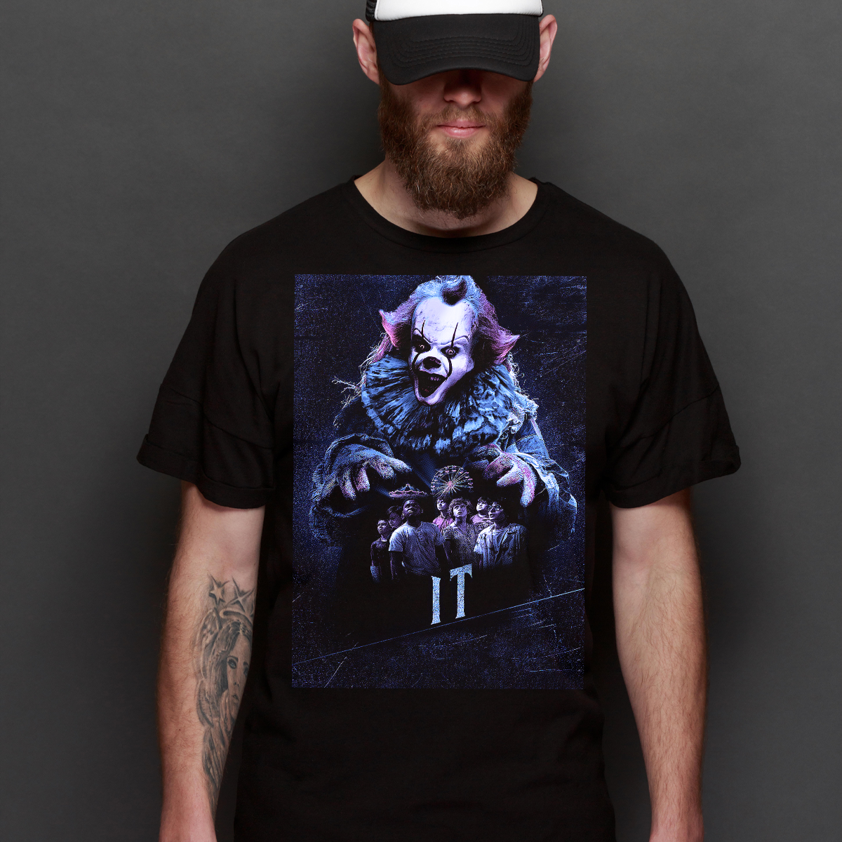 IT Pennywise V7 T-Shirt Horror Movie Tee