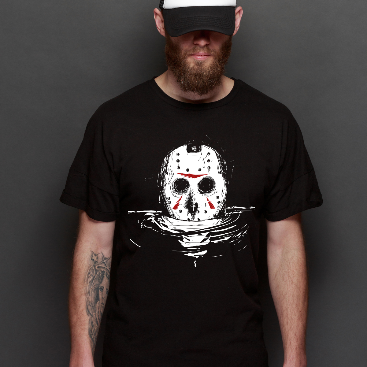 Jason Friday The 13th V13 Horror Movie T-Shirt Tee