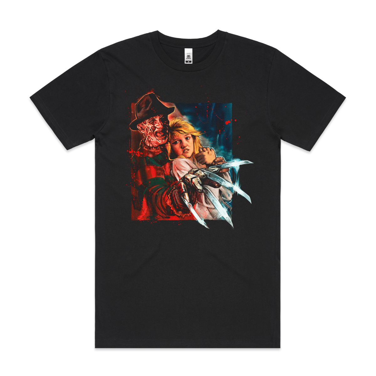 Freddy Krueger V4 Horror movies T-Shirt Cotton Block Tee