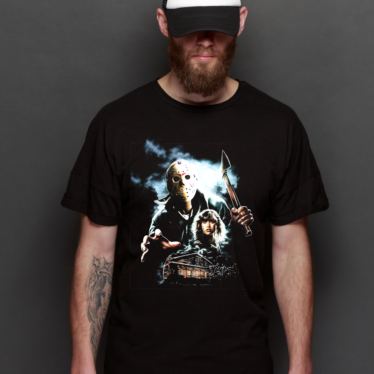 Jason Friday The 13th V9 Horror Movie T-Shirt Tee