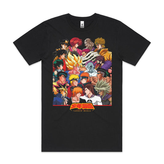 shonen manga T-shirt Japanese Anime Tee