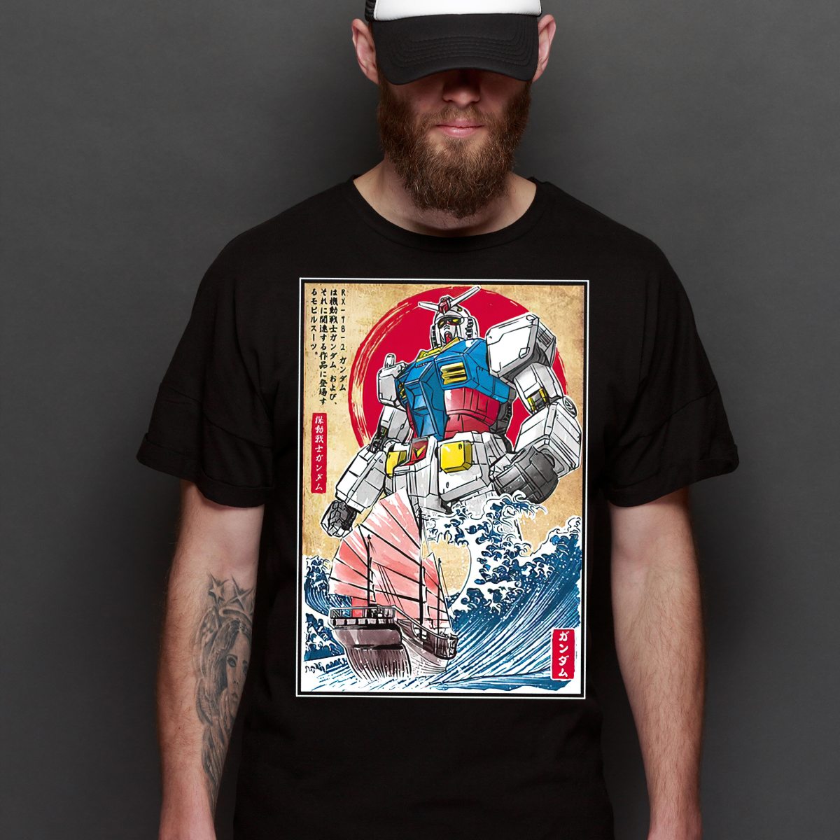 Gundam RX-78-2 V2 T-Shirt Japanese Anime Tee