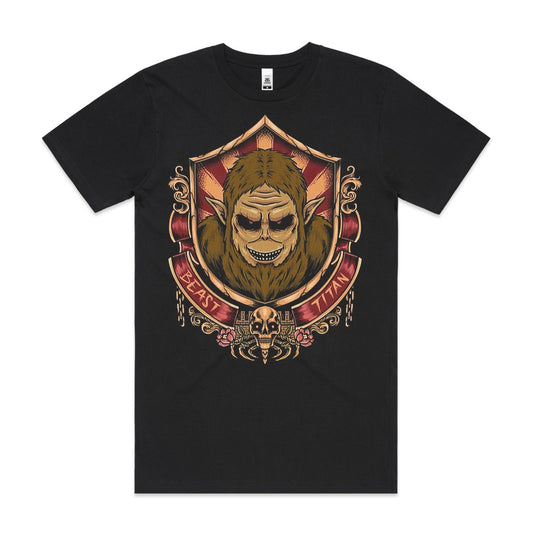 Attack On Titan Beast TitanT-shirt Japanese Anime Tee