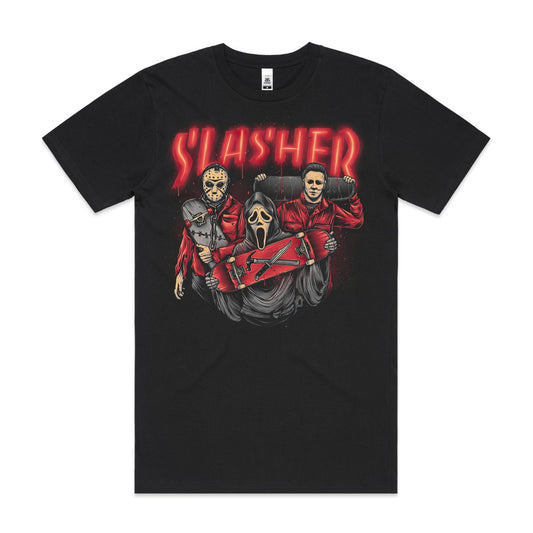 Horror Movies Slasher T-Shirt Cotton Block Tee